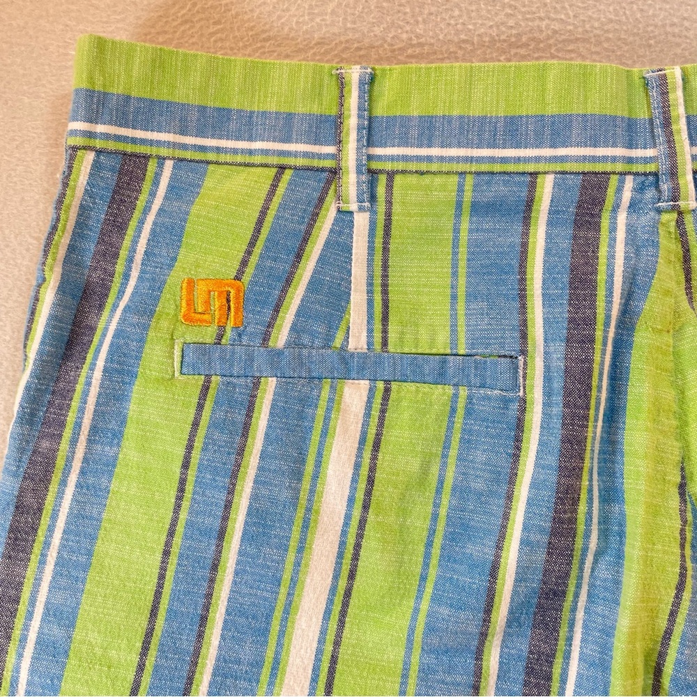 Loudmouth Mens Vertical Stripe Golf Shorts Size 36